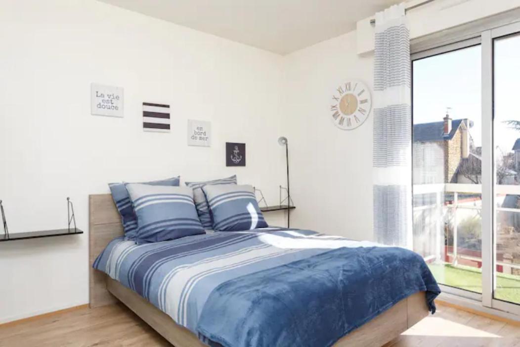 Appartement Cozy : 10/15 Min Des Champs Elysee Sartrouville Buitenkant foto